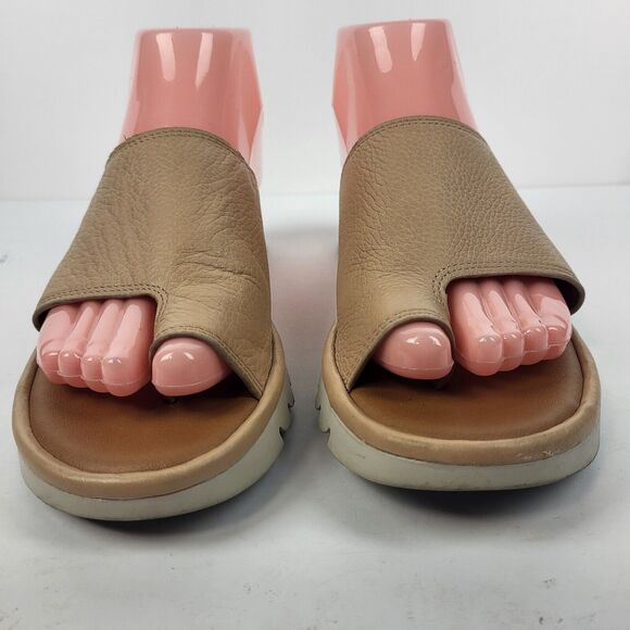 Caslon Farley Beige Toe Loop Sandals Slip on Size 6.5 - Picture 4 of 12